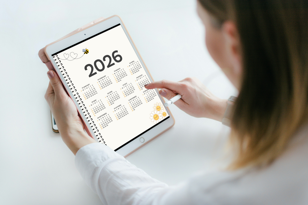 Digital planner 2026 for daily organization and goal tracking