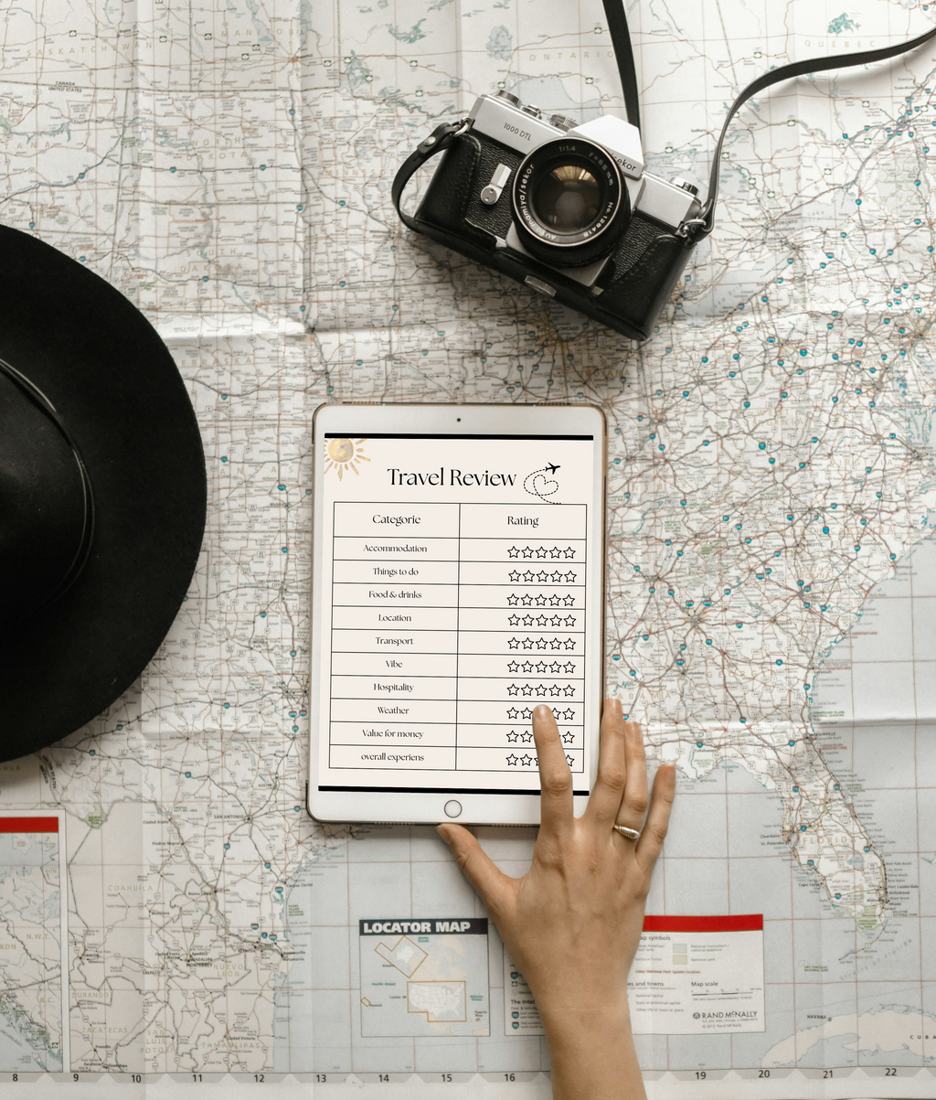 Digital travel journal for travel planning