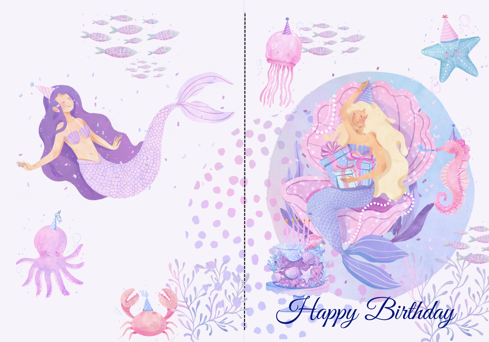 Digital Printable Birthday Cards